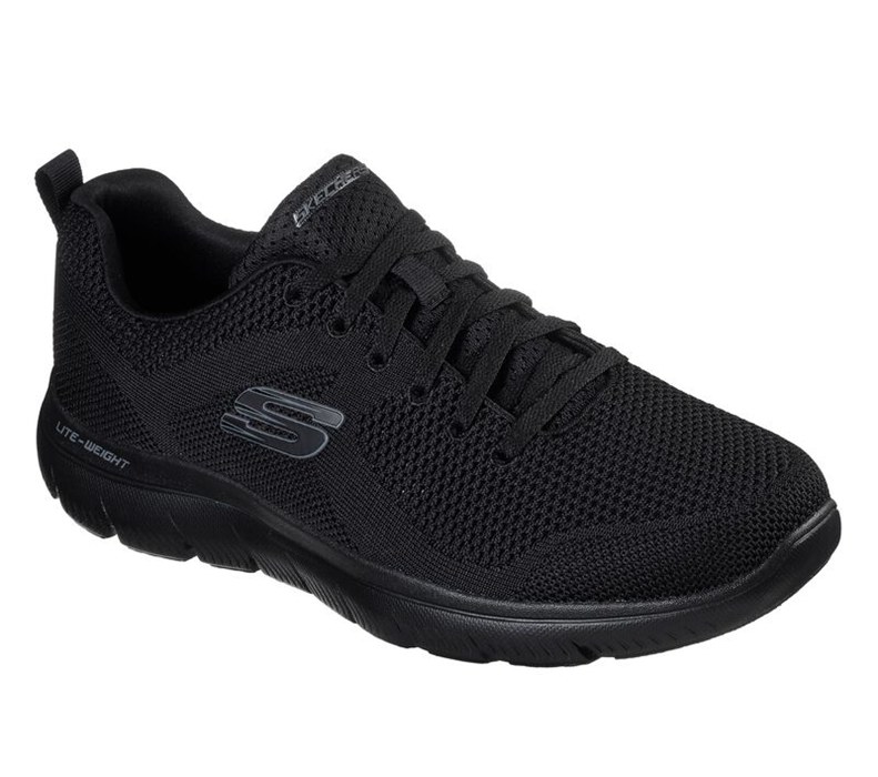 Skechers Summits - Brisbane - Mens Sneakers Black [AU-OO6925]